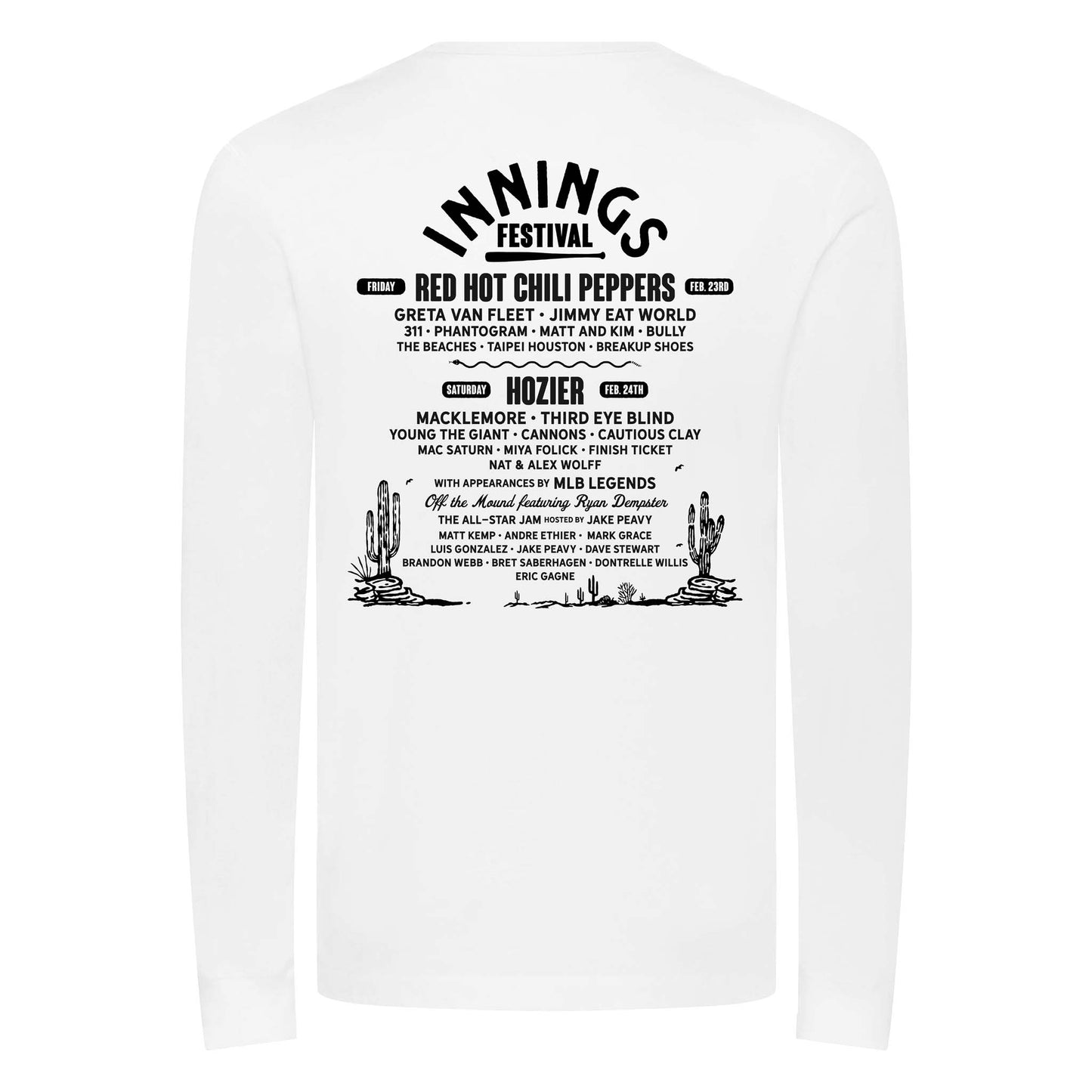 2024 Saguaro Longsleeve Lineup Tee