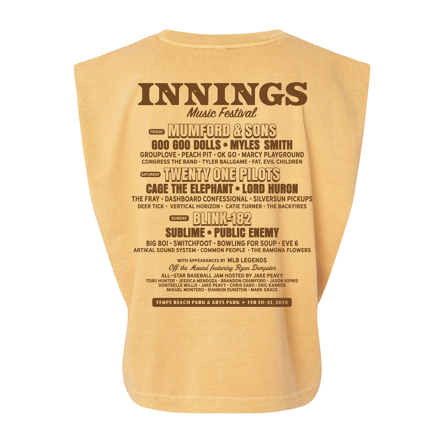 Women's Desert Lineup Crop Tank