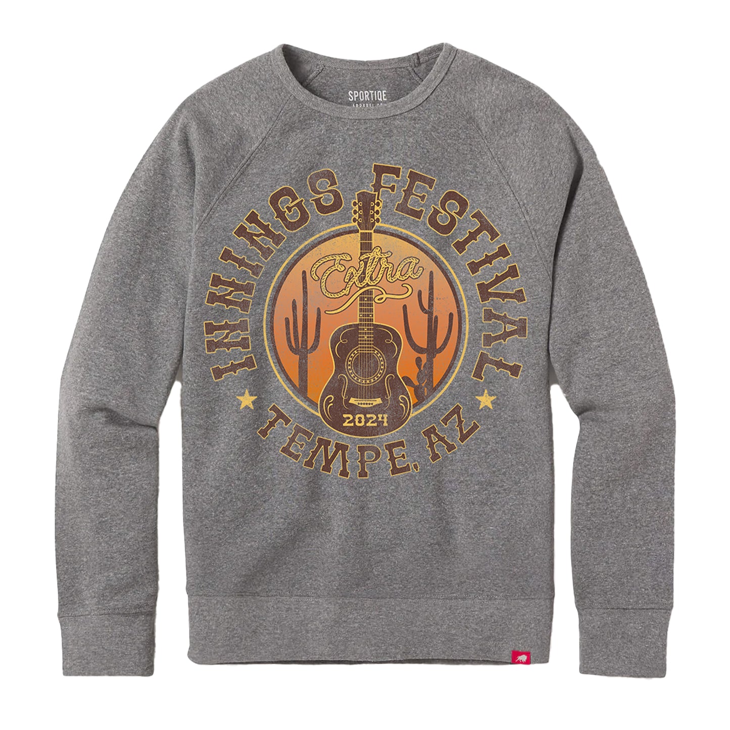 Guitar Sunset Pullover Crewneck