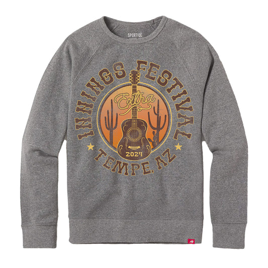 Guitar Sunset Pullover Crewneck