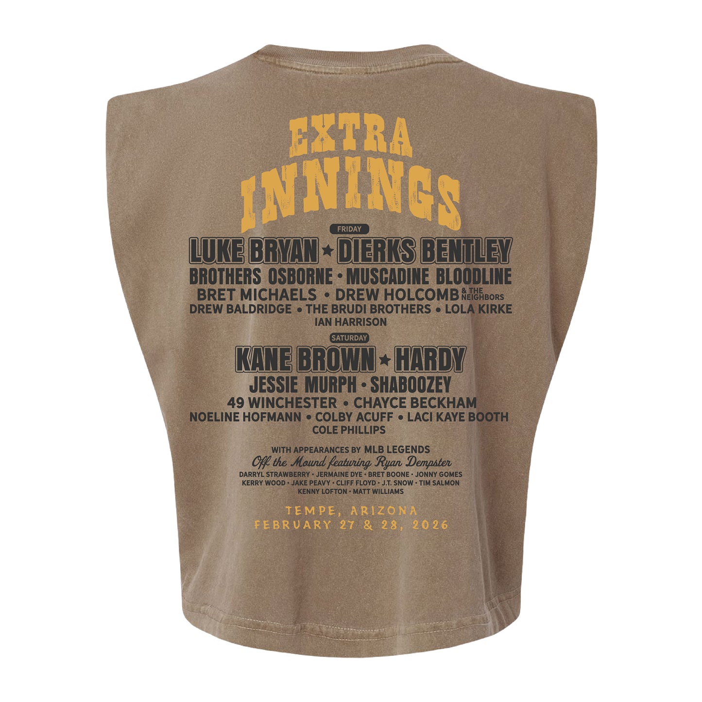 Women's Cowboy Lineup Crop Tank